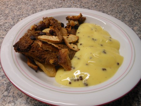 broodschoteltje met vanillevla